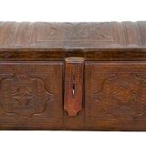 Leather trunk