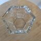 Bohemian crystal ashtray from 1970