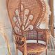 Emmanuelle chair Peacock vintage rattan