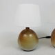 Set of two bedside ceramic lamps, Roland Zobel