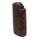 Thuya wood lighter holder