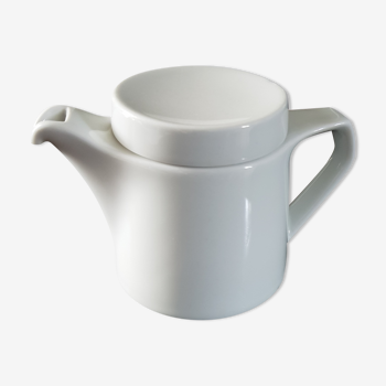 White porcelain teapot