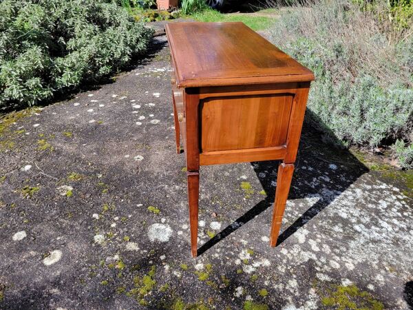 Commode console en merisier 3 tiroirs
