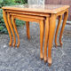 Louis XV style pull-out tables cannées, vintage, 60s
