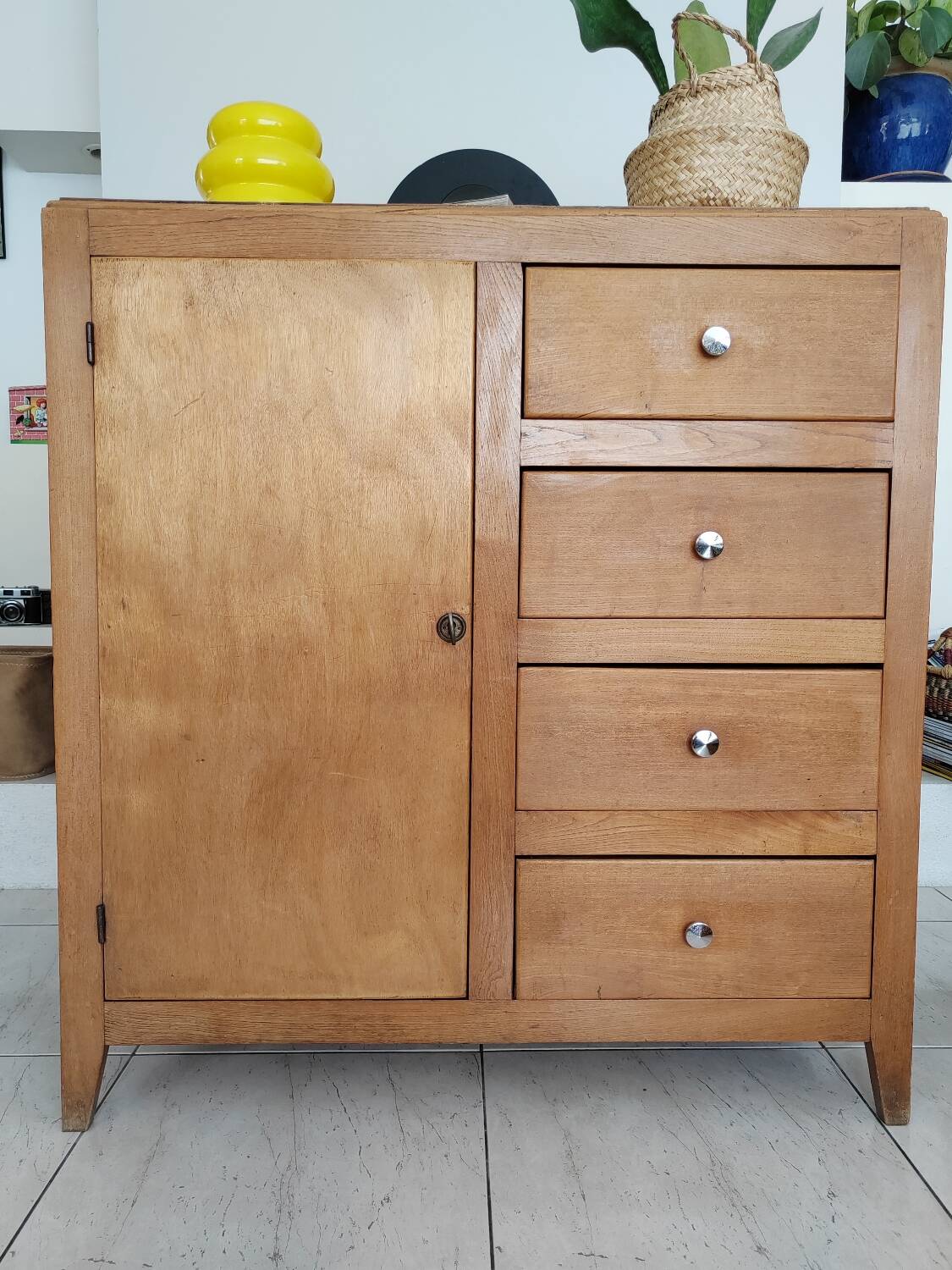 Antique vintage storage unit, antique sideboard, chest of drawers