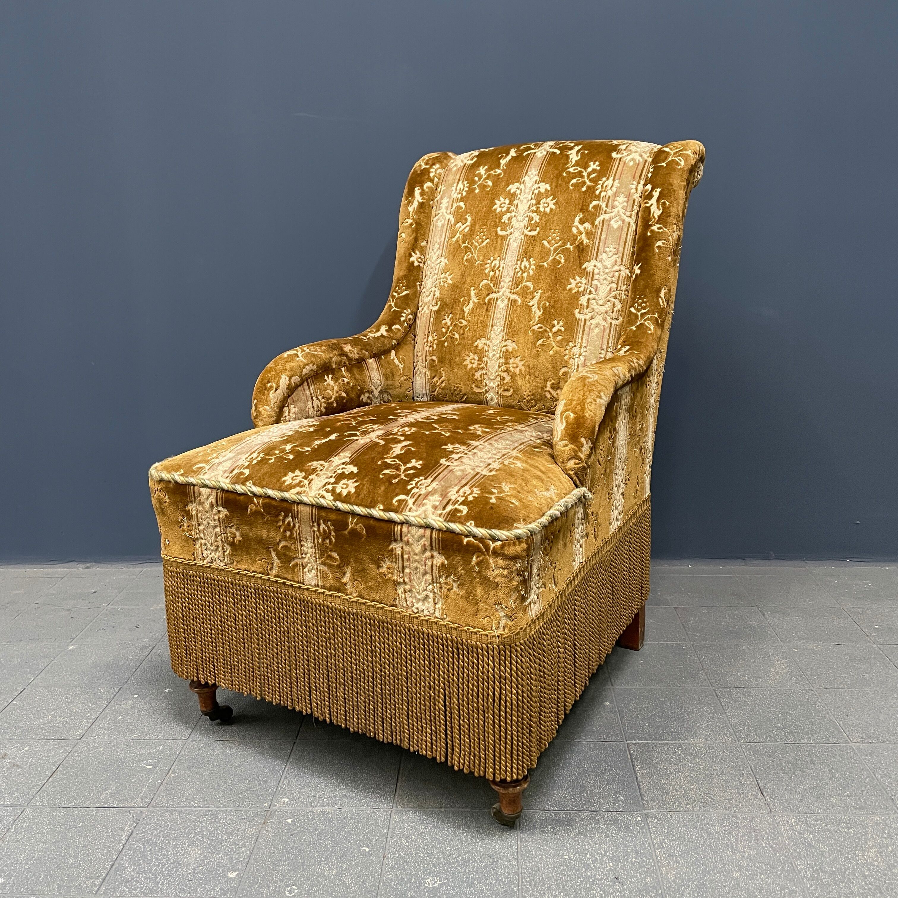 Set of two Victorian ladies armchairs from France 19th century