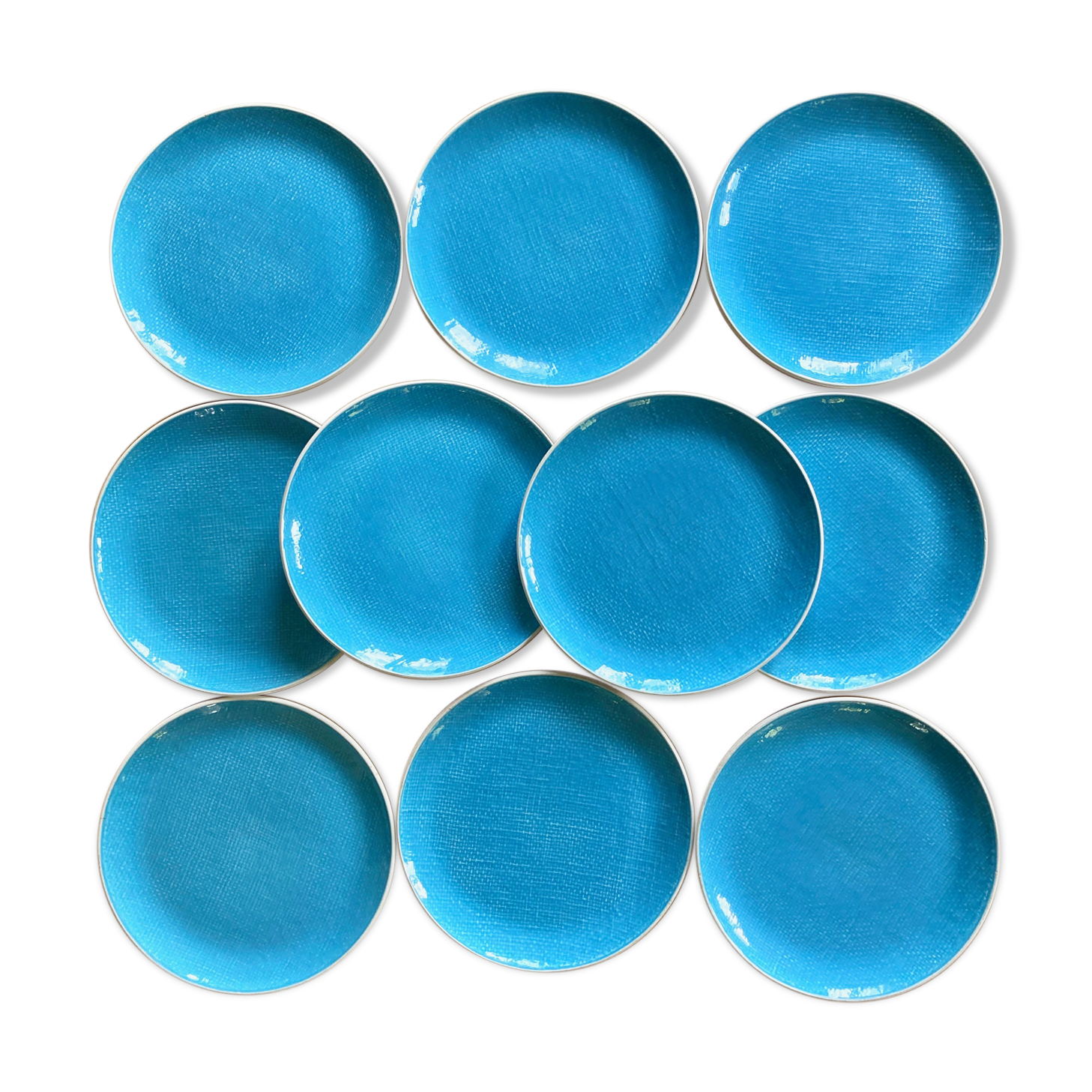 10 Salins Deauville plates