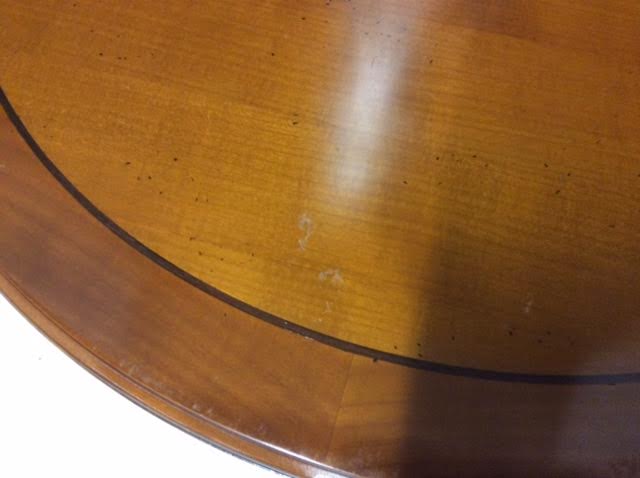 Cherry wood side table
