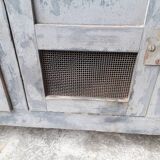 Patinated industrial wardrobe