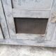Patinated industrial wardrobe