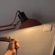 Lampe de bureau vintage architecte rouge
