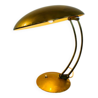 Vintage modernist Kaiser Dell brass lamp 1960s