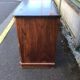 Commode style Louis Philippe en noyer et marbre dessus