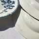6 Longwy dark blue hollow plates