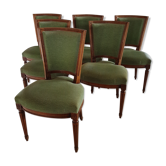 Set de 6 chaises Louis XVI