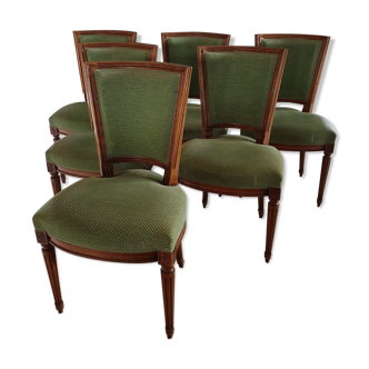 6 chairs louis XVI