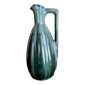Art Deco blue-green pitcher