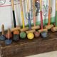 Old living room croquet game