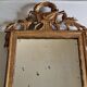 Antique carved and gilded wooden mirror, Louis XVI style – 54 x 92 cm