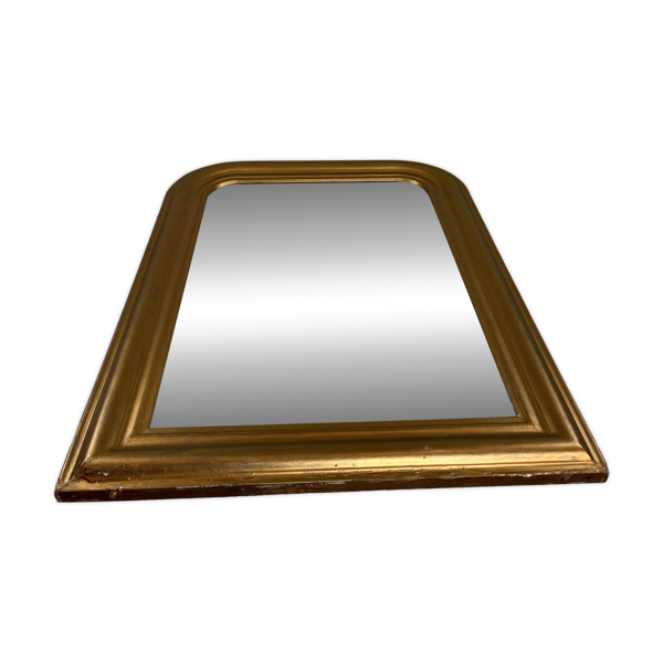 Miroir doré ancien fin XIX ème