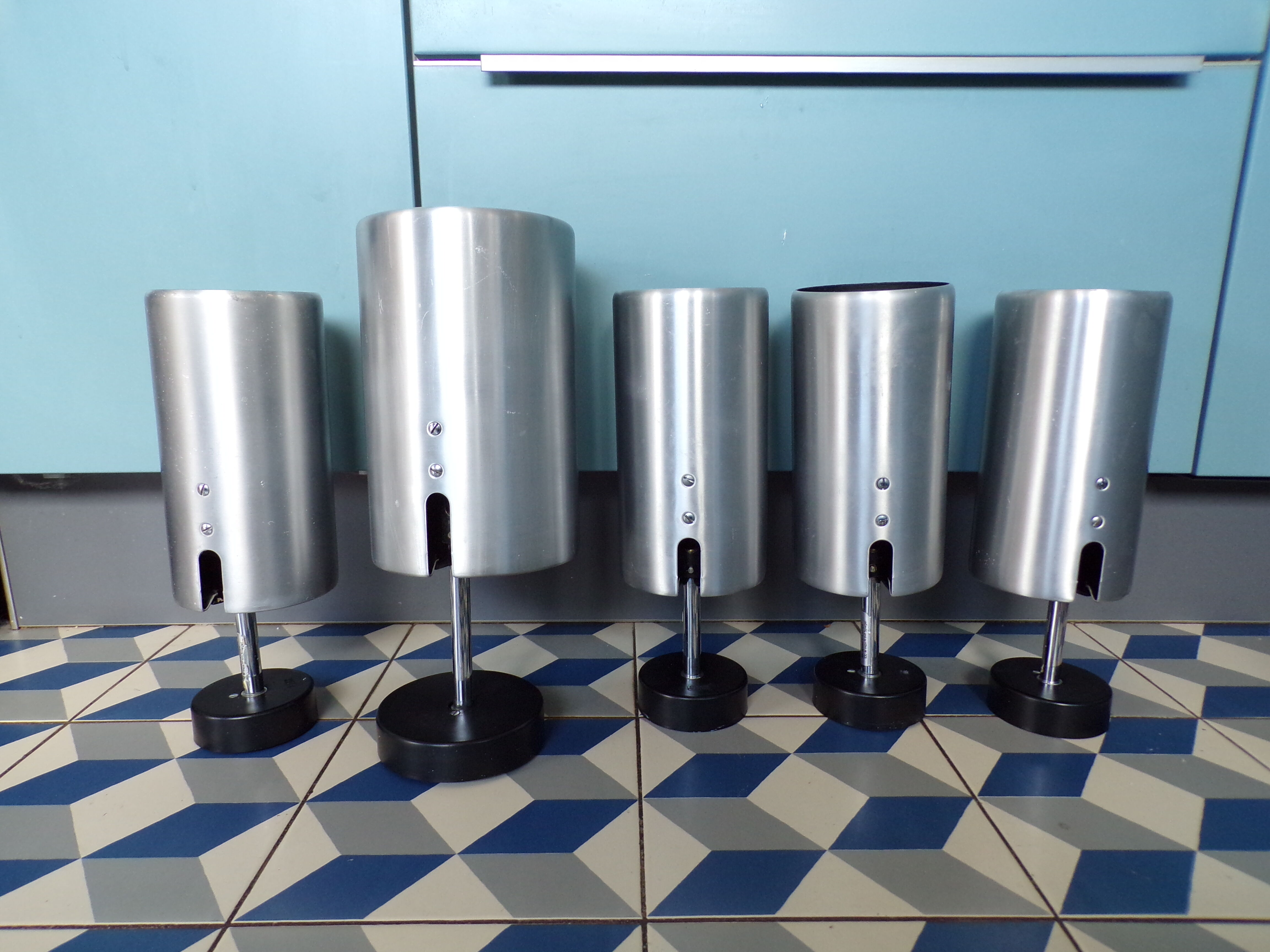 Set 5 wall lamps hose Staff Leuchten