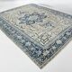 Large Navy Blue Antique Persian Rug, 293x391Cm