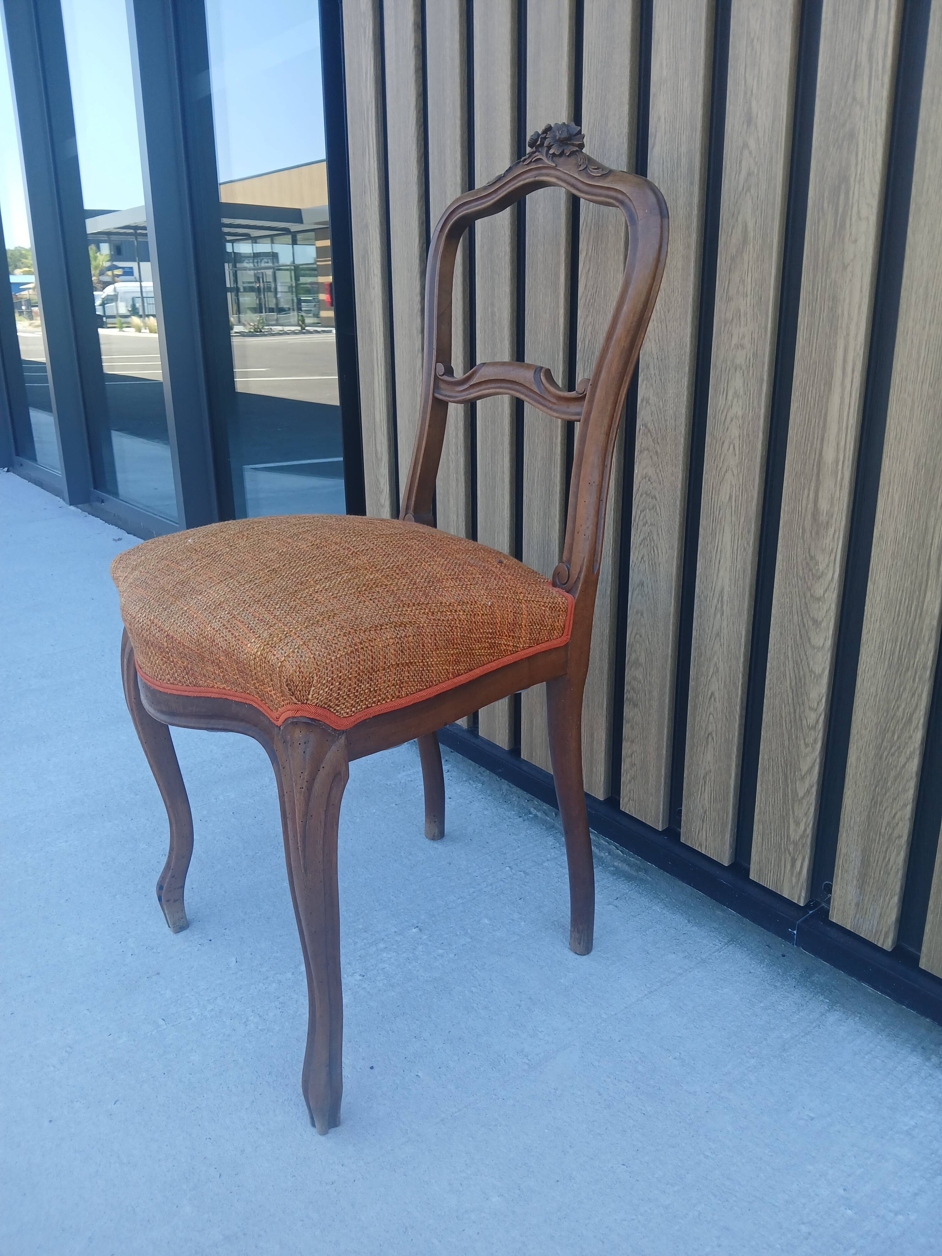 Louis philippe walnut chair