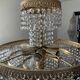 Crystal grapevine waterfall chandelier