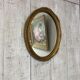 Antique oval mirror (44x33cm)