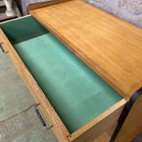 Commode vintage pied compas 1960
