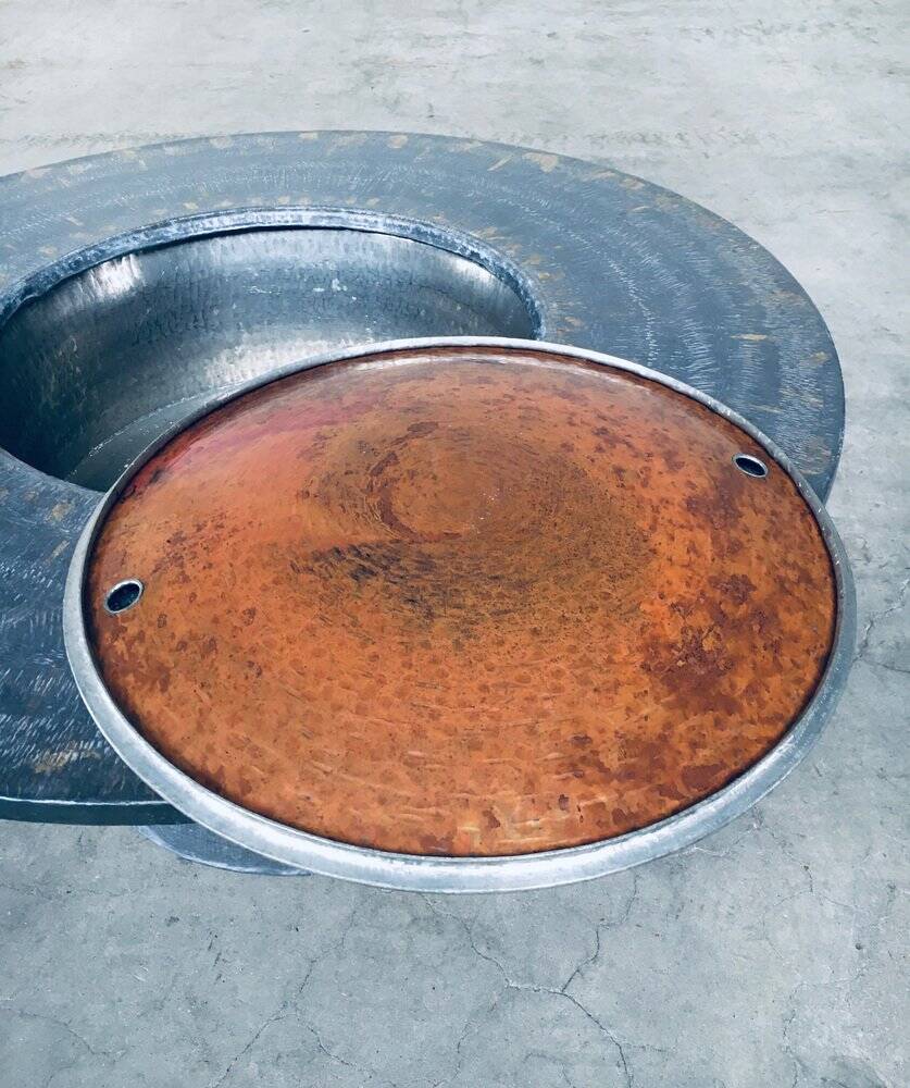 Handmade Folk Art Bar Coffee Table, India, 1970s