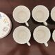 6 cups churchil made in England coffee or tea