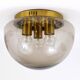 Ceiling light with glass globe in mid-century style by Peill & Putzler, Germany, 1970s.