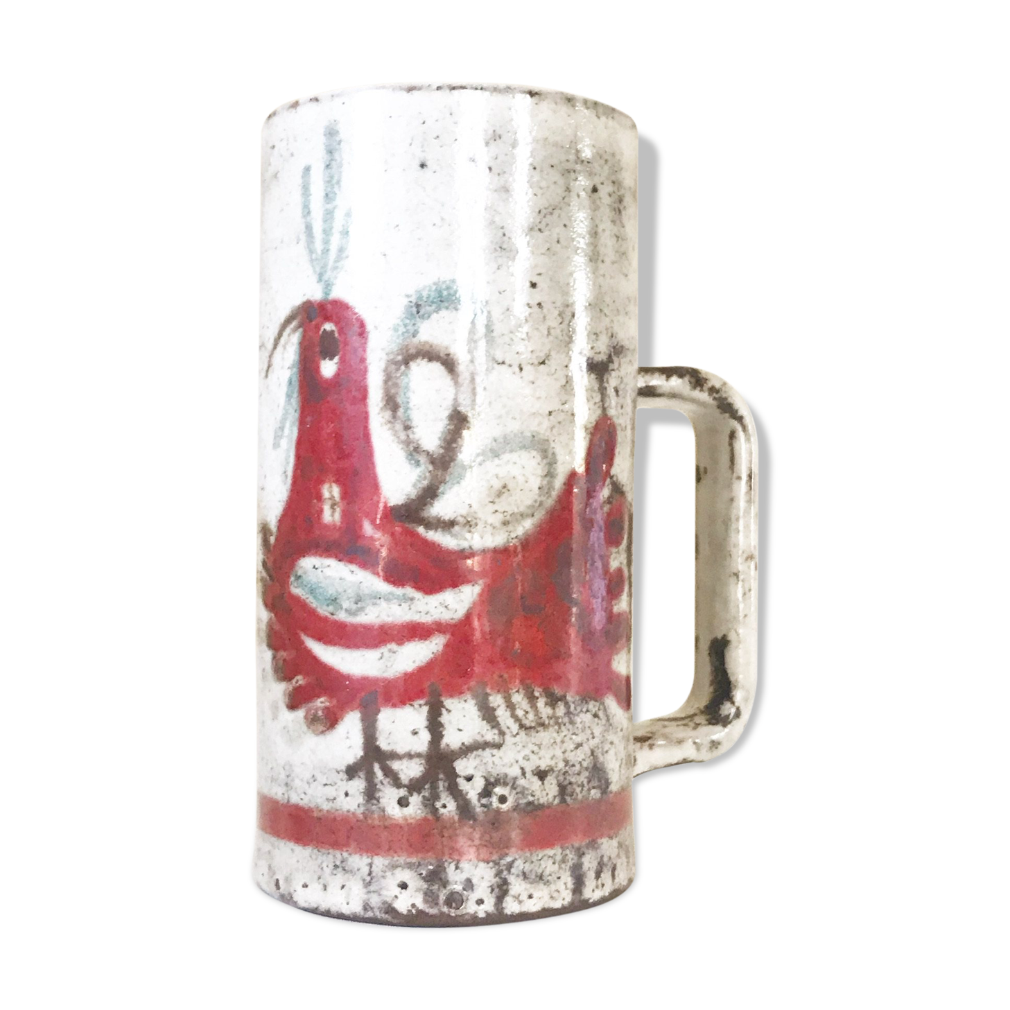 Gustave Reynaud vase the mulberry tree vintage 1960