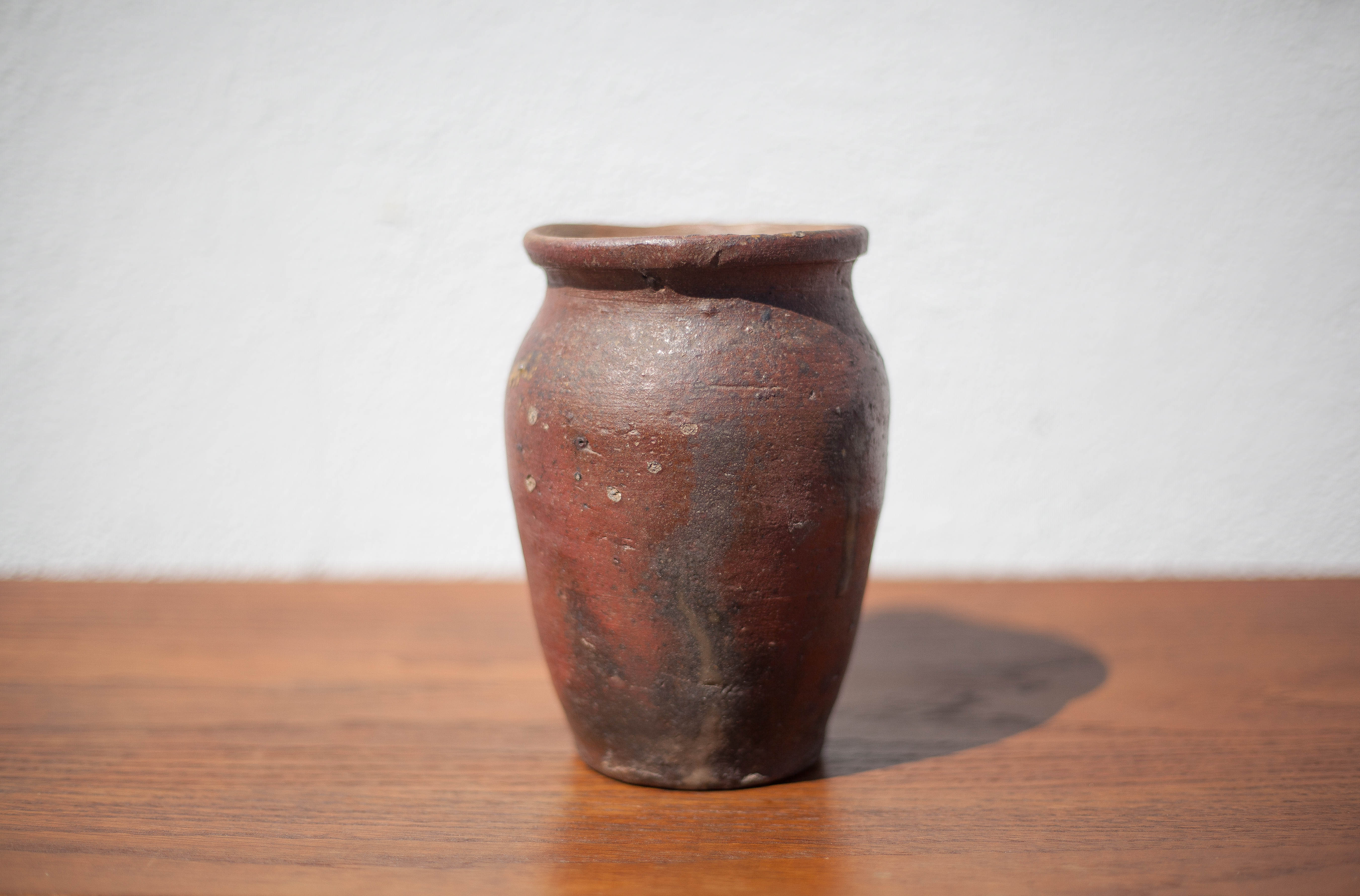 Pot in Norman sandstone of Ger