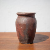 Pot in Norman sandstone of Ger