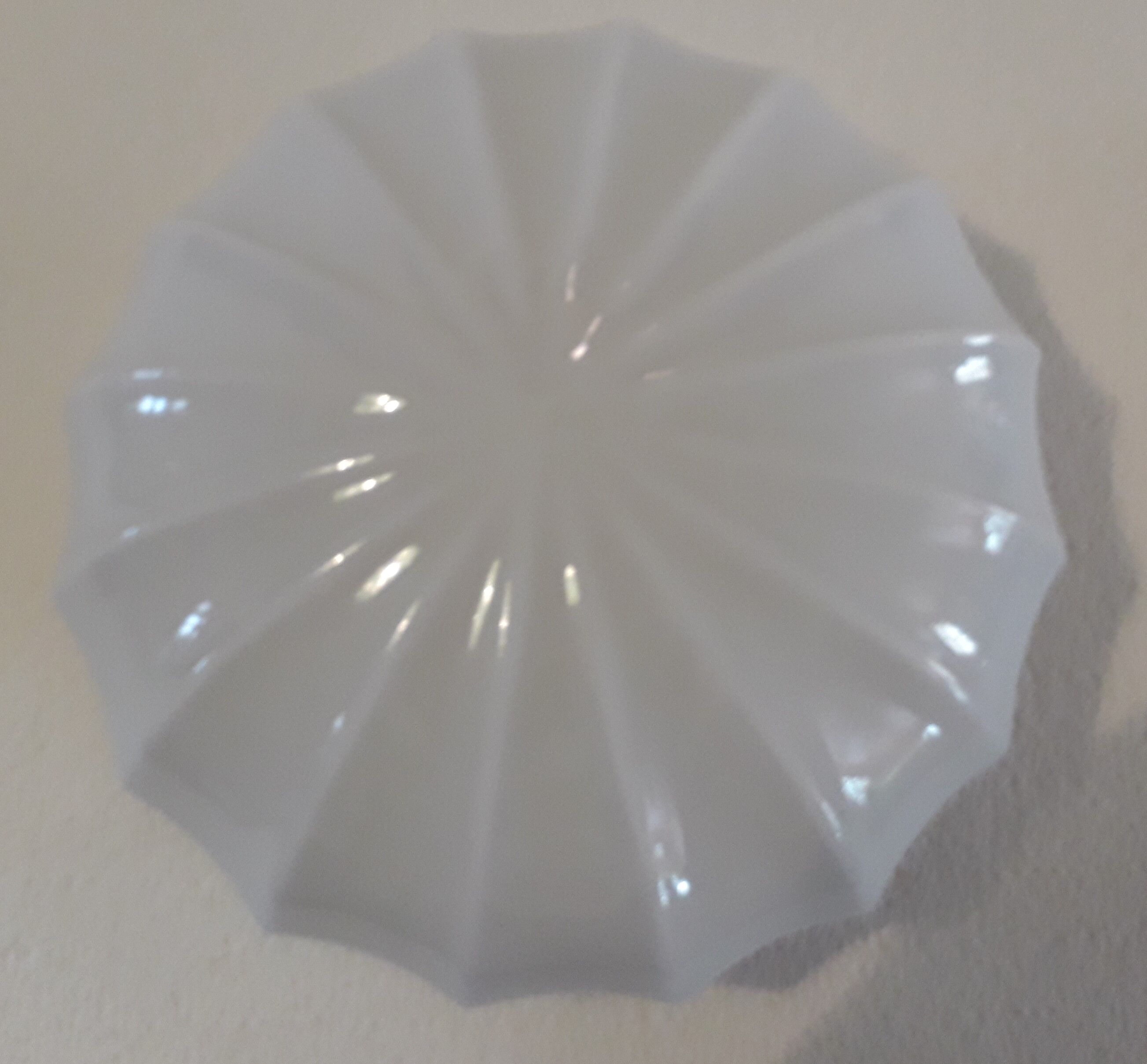 Opaline ceiling lamp