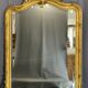 Mirror period XIXth Napoleon III, gilding gold leaf, very good condition