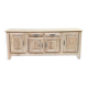 Vintage sideboard in solid oak from France, 20th century, 250cm