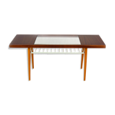 Glass top coffee table from Jitona, 1960