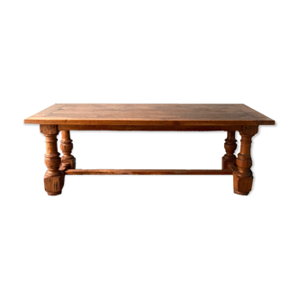 Solid wooden dining table