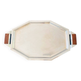 Large serving tray stamped Ravinet d'Enfert, Art Deco period