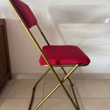 Red Lafuma folding chair