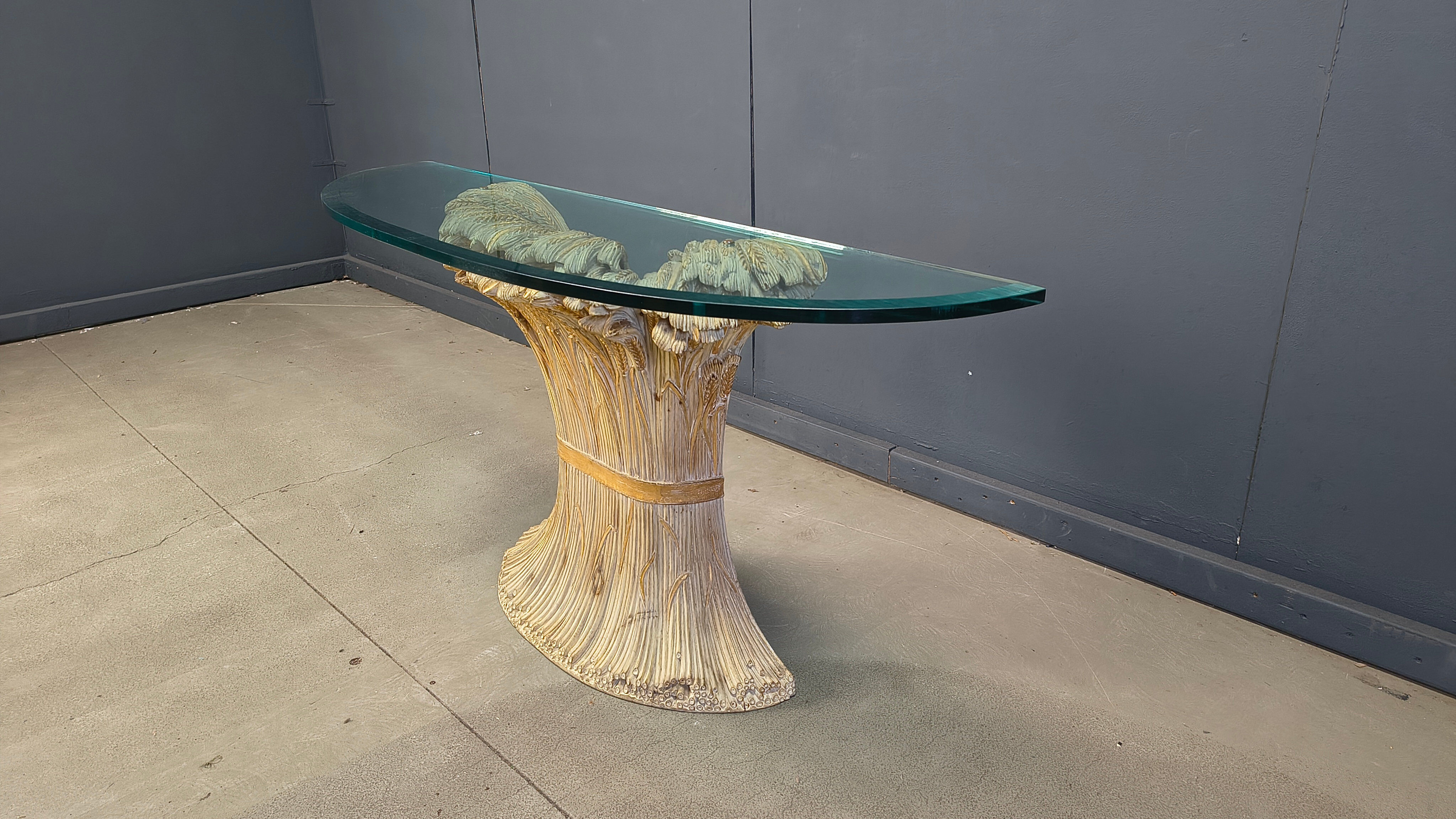 Sheaf of wheat console by Franco Chelini, 1970s