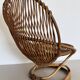 Giovanni Travasa for Bonacina Bamboo Lounge Chair, 1950s