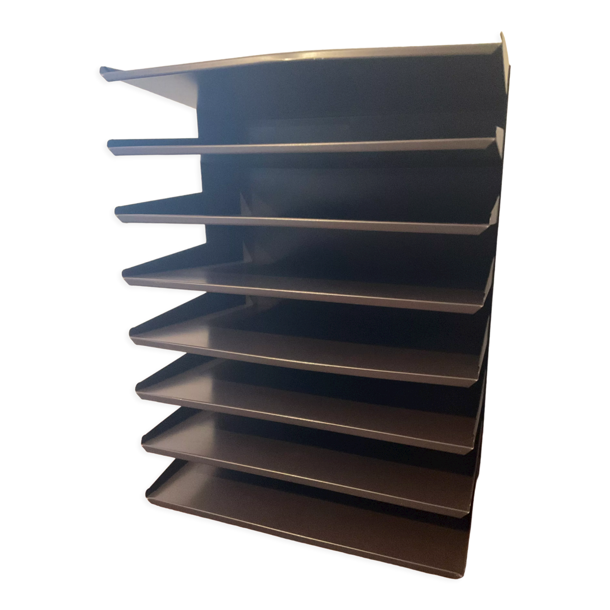 Sorter rack vintage metal mail 70s