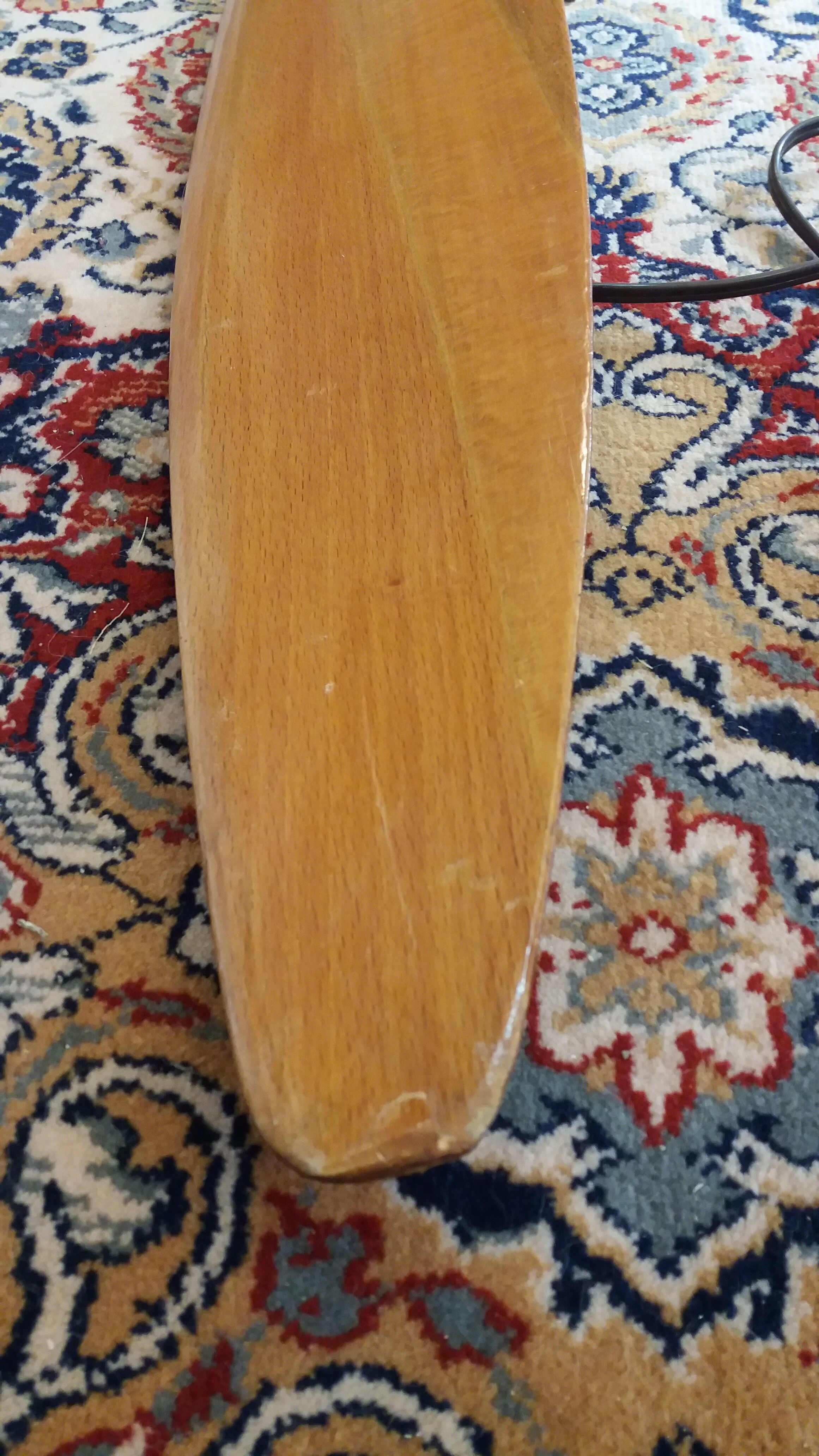 Old wooden propeller