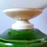 Ceramic and opaline lamp, 1970.