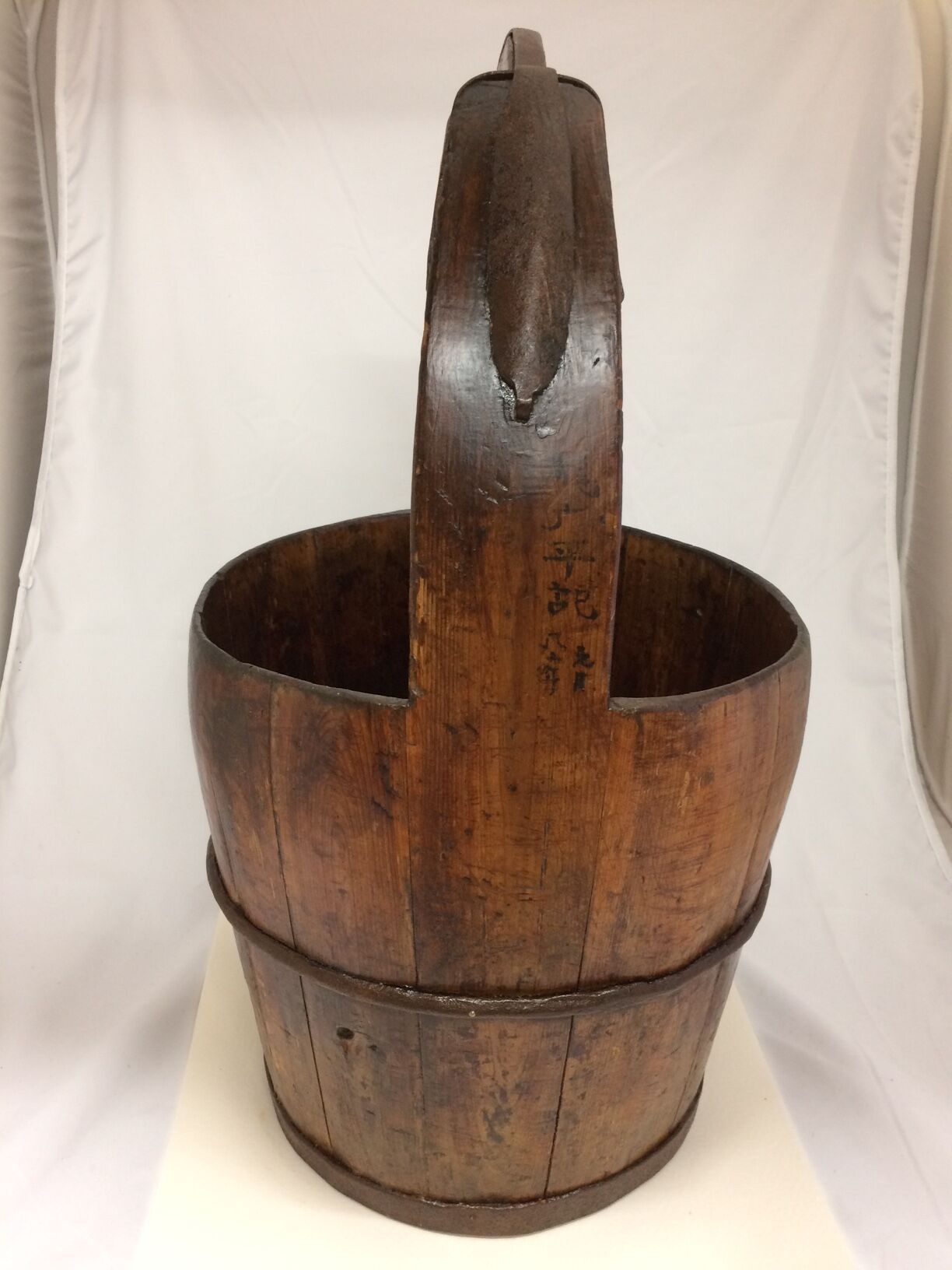 Old Chinese wooden bucket