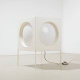 Carl Moor Cube Floor Lamp for BAG Turgi Switzerland 1960s